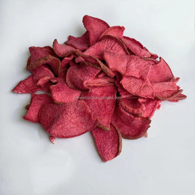 acheter Puces végétales de radis de Fried Red Turnip Healthy Dried Chip Natural Snack Dried Red de vide online manufacture