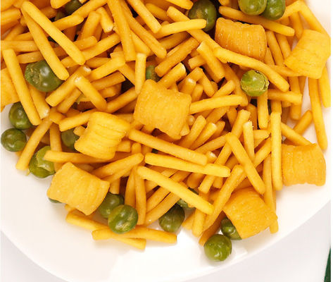 Bon prix Biscuit mélangé de bande de crevette rose de casse-croûte de vente chaude avec les casse-croûte croustillants de pois pour le bureau de partie en ligne