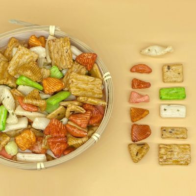 acheter Biscuit coloré de riz de riz de biscuits de style japonais de casse-croûte mélangés de grain online manufacture