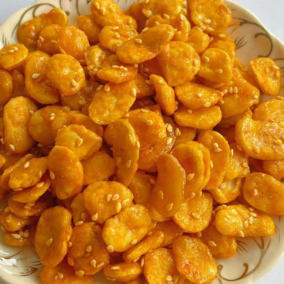 Bon prix Casse-croûte heureux Fava Beans Sliced Broad Beans Edamame de saveur de sésame en ligne