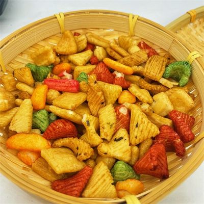 l'OEM a soufflé biscuit croustillant de riz en vrac les fabricants chinois de casse-croûte