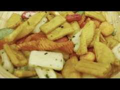 l'OEM a soufflé biscuit croustillant de riz en vrac les fabricants chinois de casse-croûte